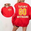 Simply Sage Market Women's Graphic Sweatshirt Taylor's Football Era Front and Back - 4 of 4