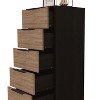 PAGED 5 Drawers Dresser Chest of Drawers with Modern Design, Dresser for Bedroom - 3 of 4