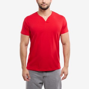 X RAY Men's Basic V-Notch Neck Short Sleeve T-Shirt - 1 of 4