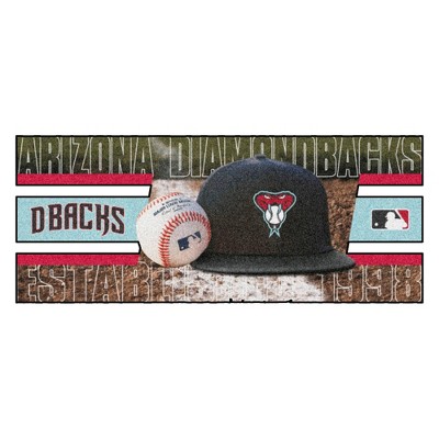 MLB Arizona Diamondbacks 30"x72" Snake Logo Runner Rug