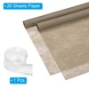 Unique Bargains Waterproof Non-Woven Fabrics Decorative Gift Wrap Paper with Ribbon 1 Set - 3 of 4