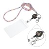 Unique Bargains Crystal ID Badge Bling Keychain Lanyards with Metal Clasps - 3 of 4
