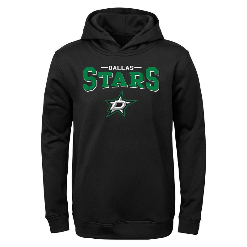 NHL Dallas Stars Boys&#39; Poly Core Hooded Sweatshirt, 1 of 2