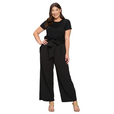 L I V D Women's Paperbag Tie Belt Pocket Pants