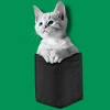 Junior's Design By Humans Pocket Kitten By Mitxeldotcom T-Shirt - 2 of 3