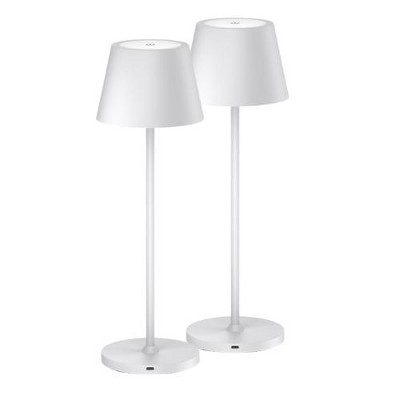 Onewish Cordless LED Table Lamp, 2-pack
