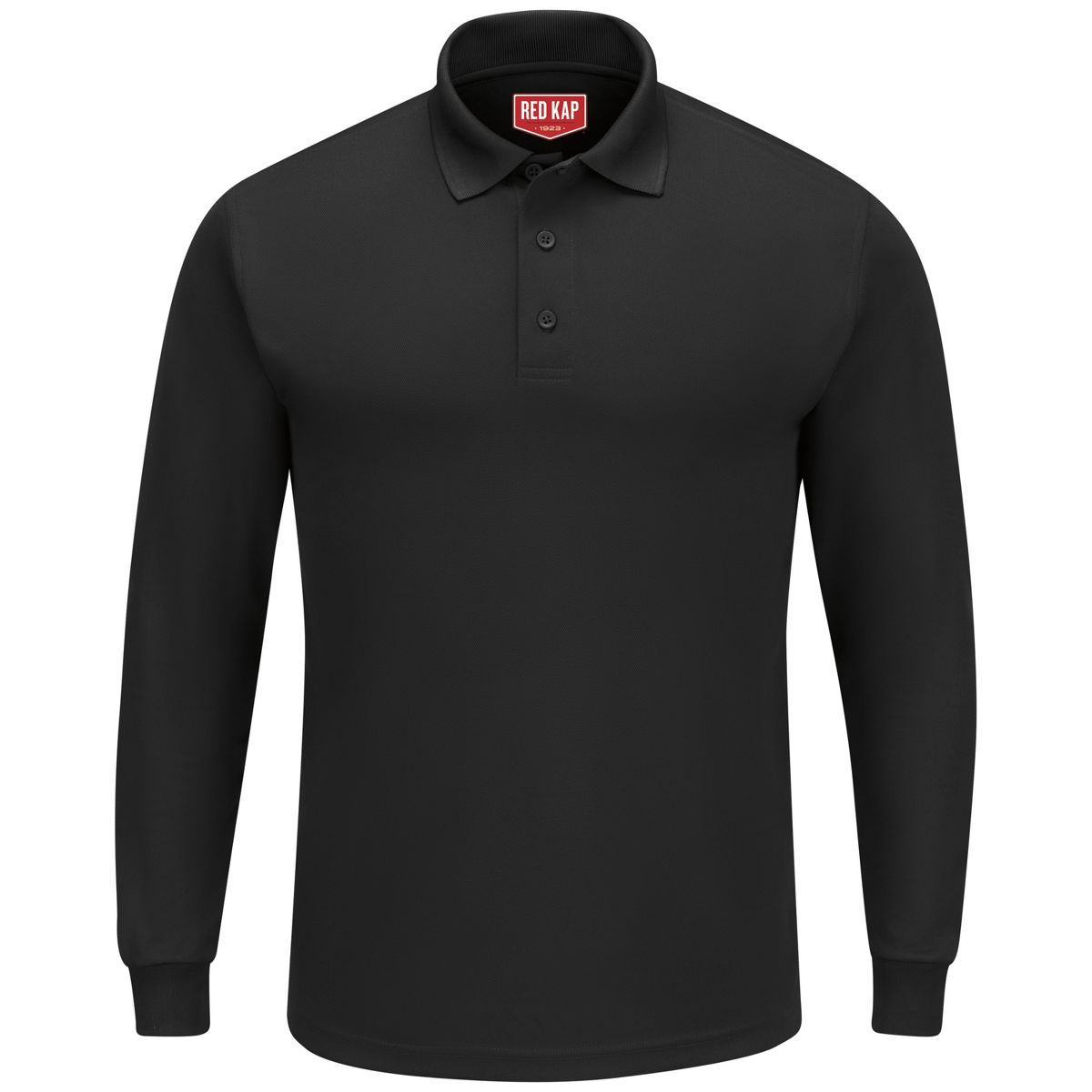 Red Kap Men's Long Sleeve Performance Knit Polo