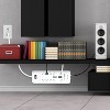 Digital Energy® Heavy-Duty Surge Protector Power Strip, 10 Outlets with 2 USB Ports and Coaxial, Phone, and Modem Protection (25 Ft. cord; White) - 3 of 4
