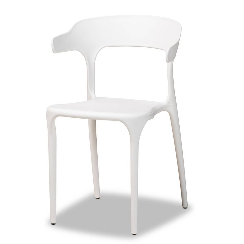 4pc Gould Plastic Dining Chair Set - Baxton Studio, 3 of 10