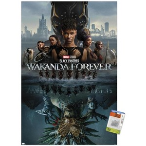 Trends International Marvel Black Panther: Wakanda Forever - One Sheet Unframed Wall Poster Prints - 1 of 4