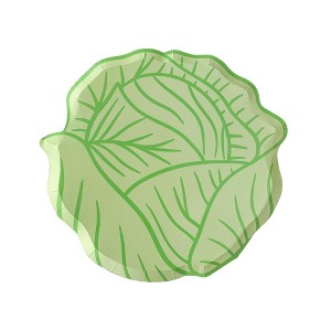 Daydream Society - Cabbage Large Plates - Pack of 8 Paper Plates - 1 of 3