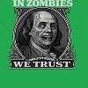 Rerun Island Men In Zombies We Trust Short Sleeve Graphic Cotton T-Shirt - 2 of 4