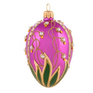 Miss Christmas 4.5 Inch Small Lily Of The Valley In Pink Christmas Tree Ornament , Christmas Decor Christmas, Easter, Spring (1PC) - 1 of 4