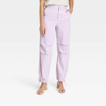 Girls' Woven Cargo Pants - All In Motion™ Purple Xl : Target