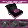 Gulches Luggage Sets, Hardshell 4pcs  Luggage Hardside Lightweight Durable Suitcase sets Spinner Wheels Suitcase with TSA Lock (12/20/24/28),Purple - 3 of 4
