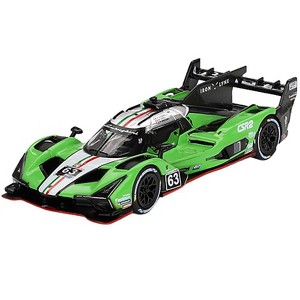 Lamborghini SC63 #63 "Iron Lynx" IMSA "12 Hours of Sebring" (2024) Limited Edition 1/64 Diecast Model Car by Mini GT - 1 of 1