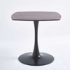 VYNXARIA Elegant Black and Walnut MDF Coffee and Dining Table - 2 of 4