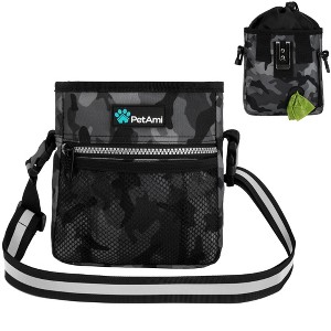 PetAmi Dog Treat Pouch, Pet Training Walking Bag Holder for Kibbles Food Toy, Trainer Essentials Supplies with Waste Dispenser - 1 of 4