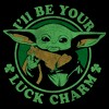 Women's Star Wars: The Mandalorian St. Patrick's Day Grogu I'll be your Lucky Charm T-Shirt - 2 of 4