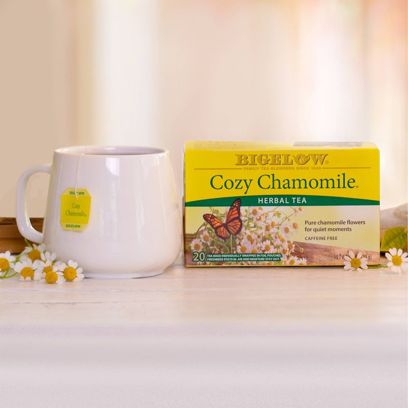 Bigelow Cozy Chamomile Herbal Tea Bags - 20ct, 3 of 10