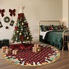 TackView Christmas Area Rug Washable Winter Holiday Rugs for Living Room Xmas Bedroom Carpet with Non Slip Backing - 4 of 4