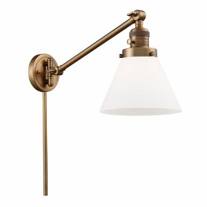 Cone - 1 Light Swing Arm Wall Sconce In Industrial Style-25 Inches Tall and 8 Inches Wide - 1 of 1
