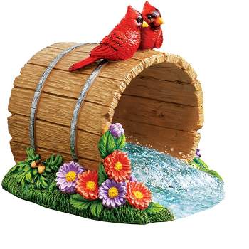 Collections Etc Hand-Painted Cardinal Decorative Downspout Cover NO SIZE