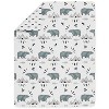 Sweet Jojo Designs Boy Toddler Bedding Set Bear Mountain White and Blue 5pc - 4 of 4