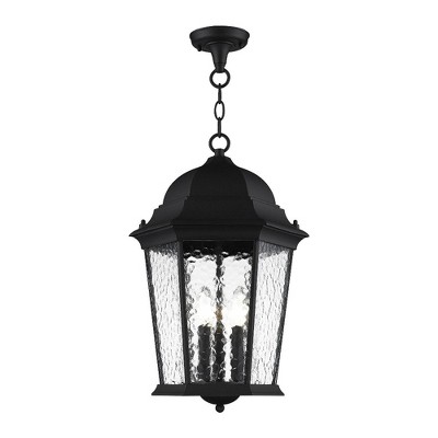 Livex Lighting Hamilton 3 - Light Pendant in  Textured Black