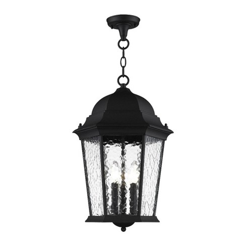 Livex Lighting Hamilton 3 - Light Pendant In Textured Black : Target