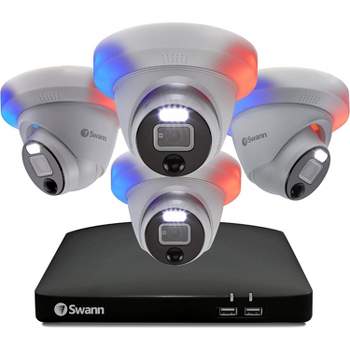 DVR8-4680 1080p / 1TB / 4x PRO-1080DER Dome Home Analog CCTV Cameras
