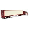 First Gear DCP 1/64 Candy Red/Ivory Kenworth T660 with Spread Axle Reefer Trailer 60-1907 - 3 of 4