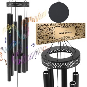 VEVOR Wind Chimes for Outside, 58 in, Deep Tone Wind Chimes with 6 Tubes, Unique Large Memorial Wind Chimes for Anniversary, Amazing Outdoor Decor - 1 of 4