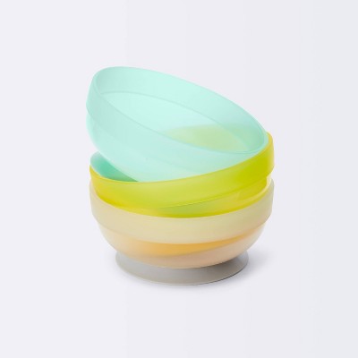 Suction Bowls - 3pk - Cloud Island™ Green/gray/yellow : Target