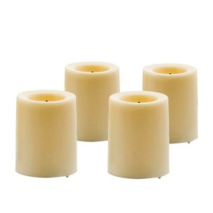 1.75" LED Votives With Timer - Set of 4 - 1 of 3