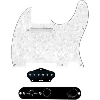 920d Custom Texas Vintage Loaded Pickguard for Tele With T3W-B Control Plate White Pearl