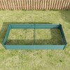 TUYOHW Metal Raised Garden Bed,Rust-Proof Outdoor Planter Box for Vegetables Flowers Herbs,Easy 10 Min Assembly - 4 of 4