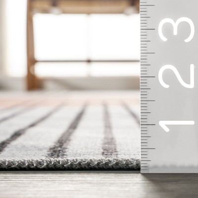Burnt Orange Abstract Square Synthetic Washable Rug