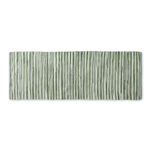 Design Imports Jadeite  Slim Stripe Cotton Chindi Rug 2Ft 3Inx6Ft - 1 of 4