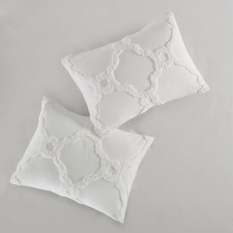 3pc Leena Cotton Geometric Duvet Cover Set , 5 of 11