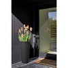 Veradek Mason Series Selena Plastic-Stone Planter Tray - Black - 4 of 4