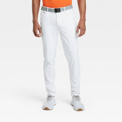 Men's Golf Slim Pants - All In Motion™ White 36x30 : Target