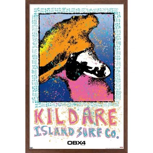 Trends International Netflix Outer Banks: Season 4 - Male Kildare Island Surfboard Co. Framed Wall Poster Prints - 1 of 4