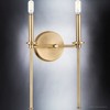 Urban Ambiance Luxury Contemporary Wall Sconce 16.625''H x 10.375''W,  Olde Brass Finish,  Parkes Collection, UHP4235 - 4 of 4