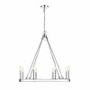 Z-Lite Barclay 8 - Light Chandelier in  Polished Nickel - 4 of 4