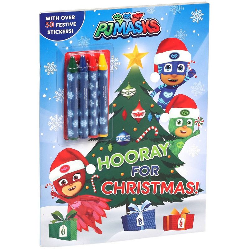 PJ Masks: Hooray for Christmas! - (Coloring & Activity with Crayons) by  Editors of Studio Fun International (Paperback), 2 of 6