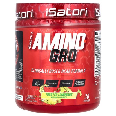 Isatori Amino-Gro, Frosted Lemonade, 10.6 oz (300 g)