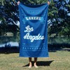 NBA Los Angeles Lakers Hardwood Classics Beach Towel 30x60 Inches - 4 of 4