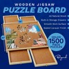 Beyond Innoventions Wooden Puzzle Table – Portable Jigsaw Organizer - 2 of 4