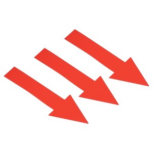 Unique Bargains Directional Sign PVC Adhesive Removable Arrow Stickers 6 Sheet - 1 of 4